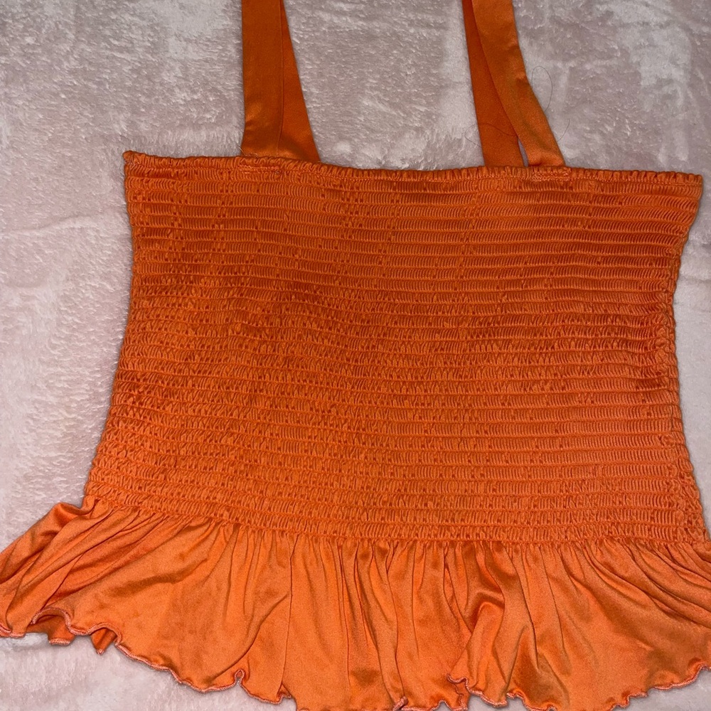 🧡🍊Orange cropped tank🍊🧡